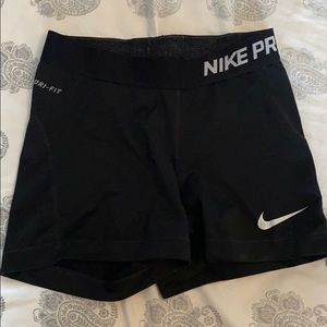 Nike pro spandex shorts